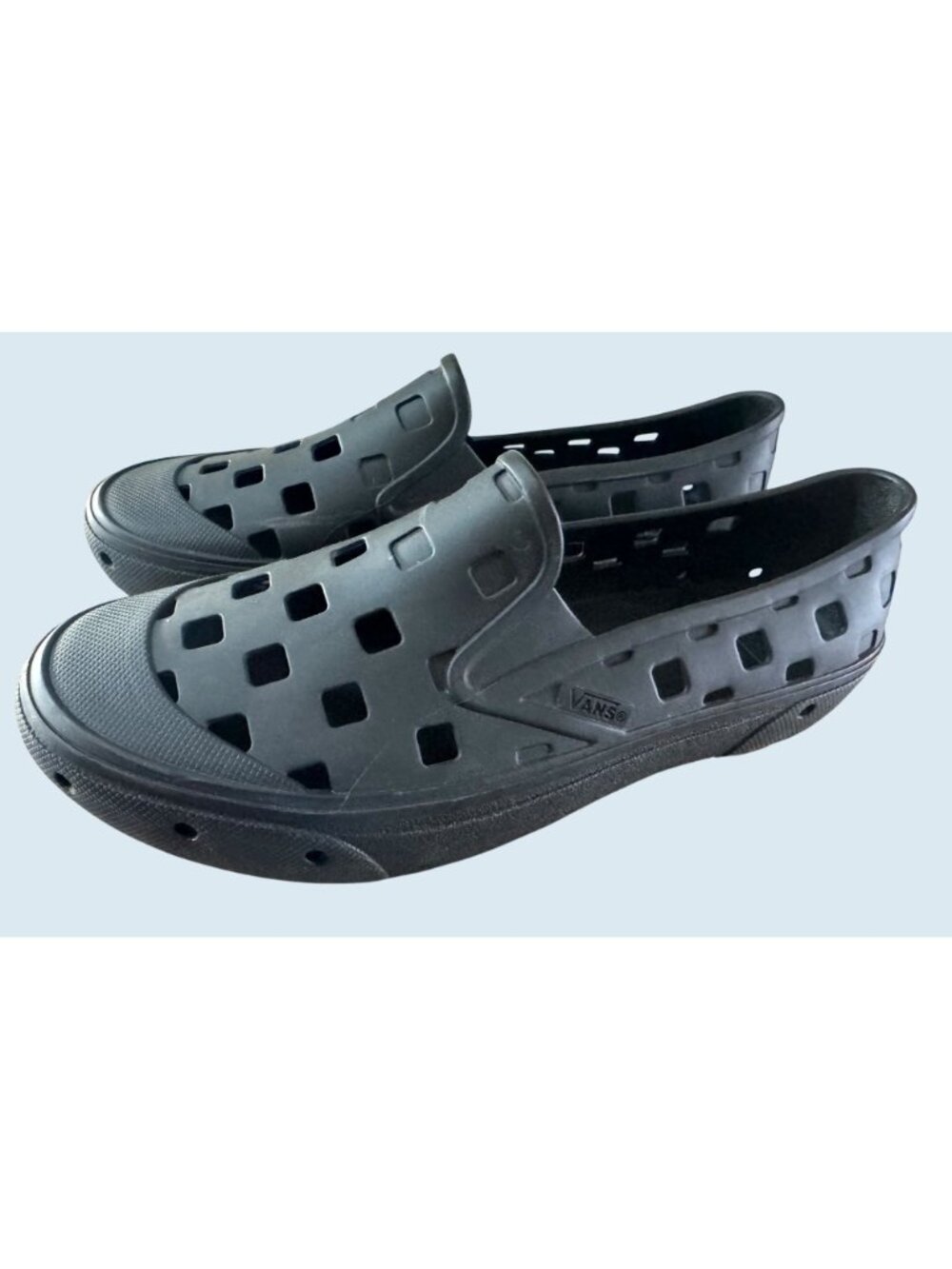 VANS Slip On Mule TRK Black Slip On Rubber Sandal Waterproof Size 7.5 - Picture 4 of 8